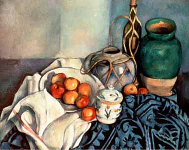 Painting Code#3781-Cezanne, Paul - Still Life with Apples