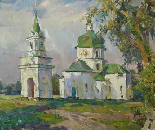 Painting Code#40031-Skubak Victor: Church in Sednev
