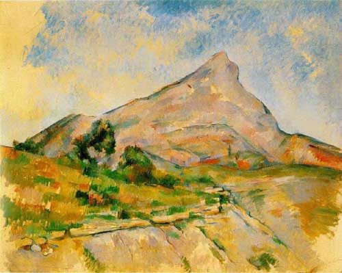 Painting Code#40136-Cezanne, Paul: Mont Sainte Victoire