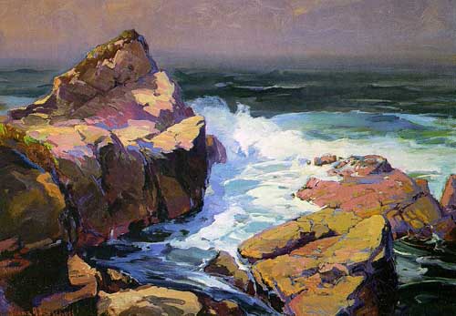 Painting Code#40315-Bischoff,Franz:  Monterey Coast