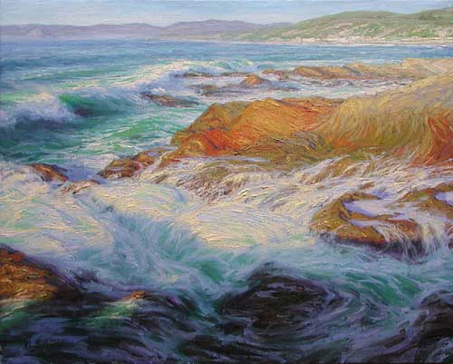 Painting Code#40407-Charles Muench: Serpentine Tides