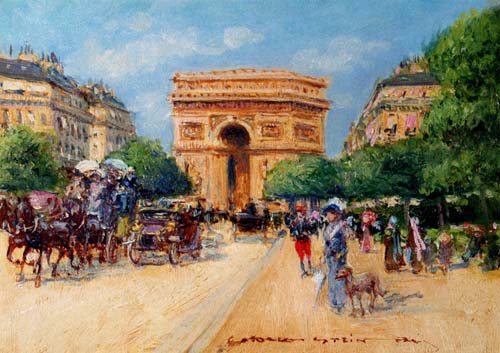 Painting Code#40889-Stein, Georges(Germany): A Sunny Day In Paris