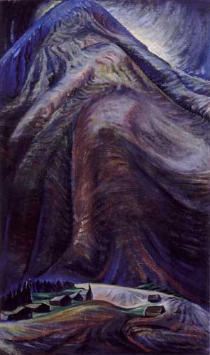 Painting Code#41004-Emily Carr(Canadian, 1871-1945): The Mountain