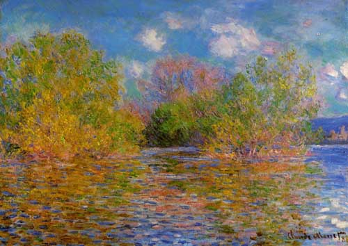 Painting Code#41148-Monet, Claude - The Seine near Giverny
