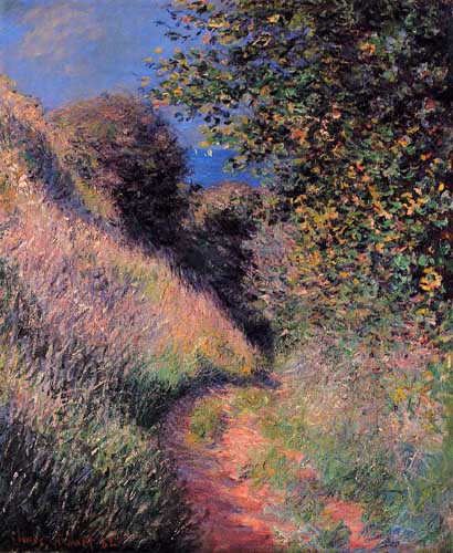 Painting Code#41374-Monet, Claude - Path at Pourville