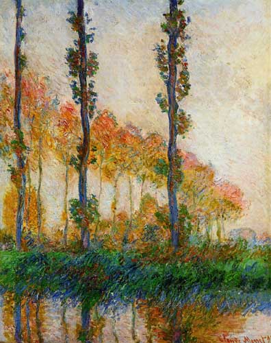 Painting Code#41475-Monet, Claude - Three Trees in Autumn