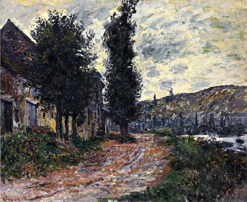 Painting Code#41477-Monet, Claude - Tow Path at Lavacourt