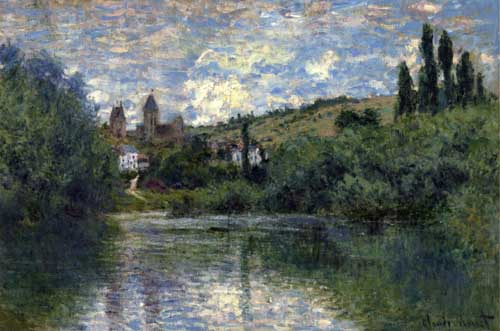 Painting Code#41494-Monet, Claude - View of Vetheuil
