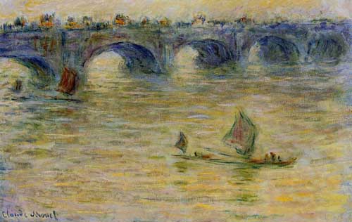 Painting Code#41516-Monet, Claude - Waterloo Bridge