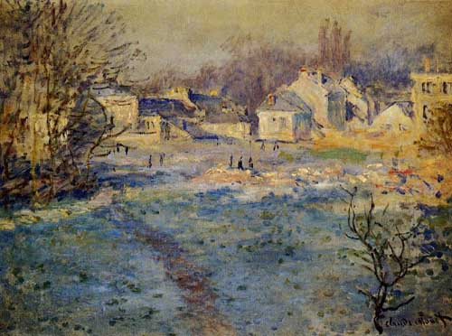 Painting Code#41525-Monet, Claude - White Frost