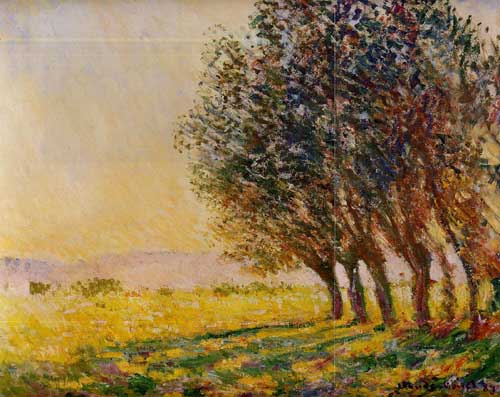 Painting Code#41526-Monet, Claude - Willows at Sunset