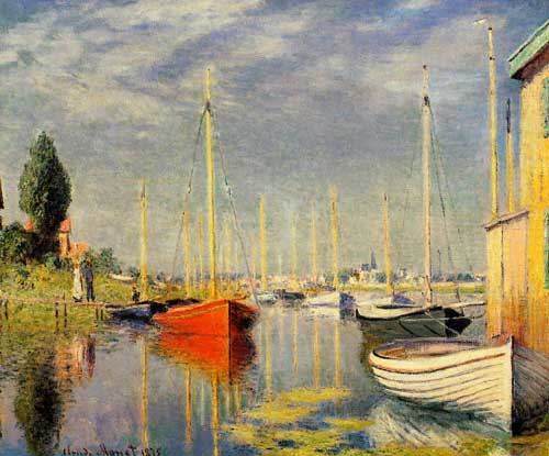 Painting Code#41530-Monet, Claude - Yachts at Argenteuil