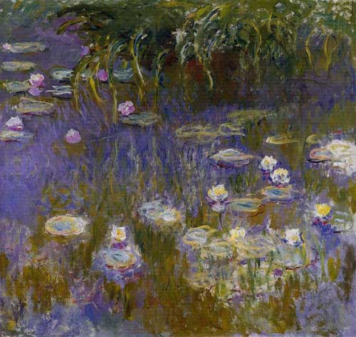Painting Code#41531-Monet, Claude - Yellow and Lilac Water Lilies