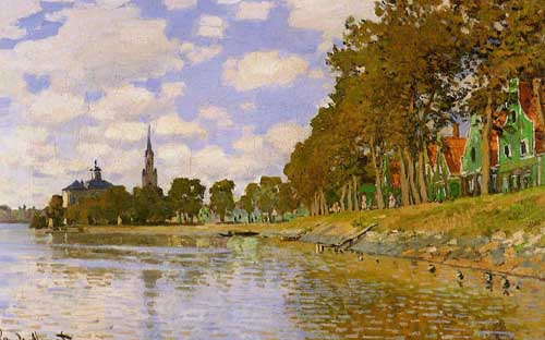 Painting Code#41532-Monet, Claude - Zaandam