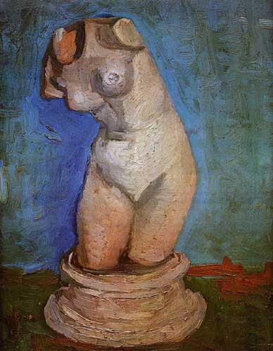 Painting Code#41584-Vincent Van Gogh - Plaster Statuette of a Female Torso