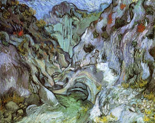 Painting Code#41586-Vincent Van Gogh - Ravine