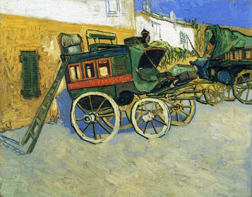 Painting Code#41611-Vincent Van Gogh - The Tarascon Diligence