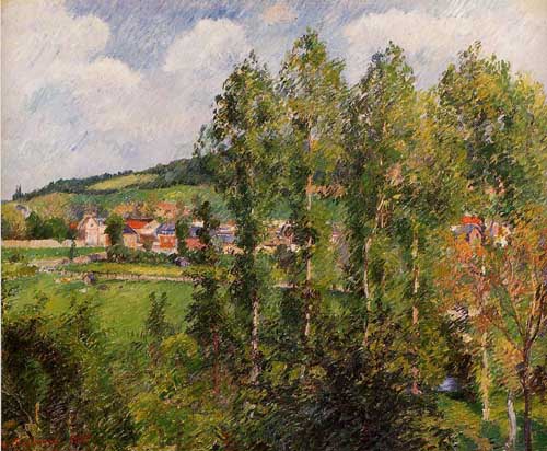 Painting Code#41723-Pissarro, Camille - Gizors, New Section