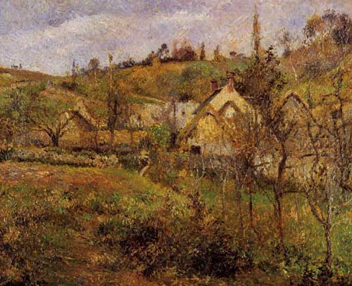 Painting Code#41745-Pissarro, Camille - La Valhermeil, near Pontoise