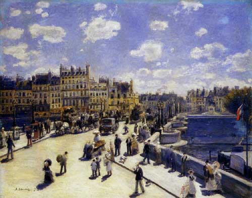 Painting Code#42044-Renoir, Pierre-Auguste - Le Pont-Neuf, Paris