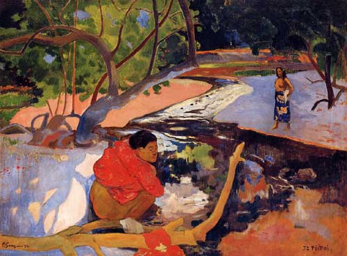 Painting Code#42196-Gauguin, Paul - Te Poipoi