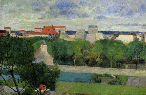 Painting Code#42207-Gauguin, Paul - The Market Gardens of Vaugirard