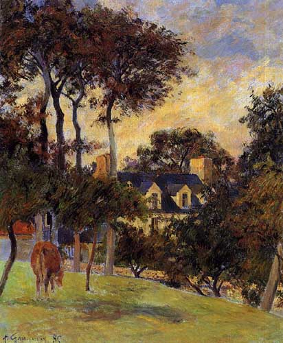 Painting Code#42226-Gauguin, Paul - White House
