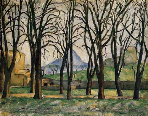 Painting Code#42236-Cezanne, Paul - Chestnut Trees at the Jas de Bouffan