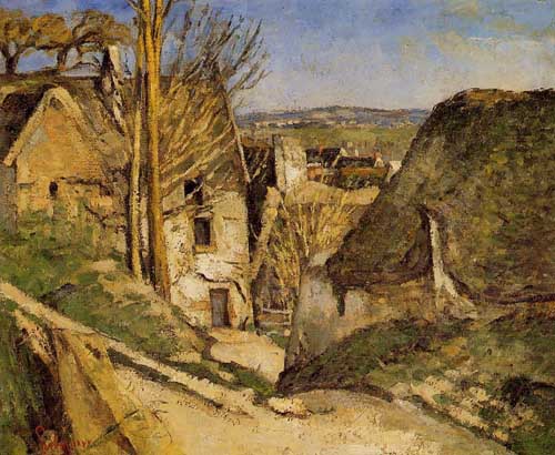 Painting Code#42243-Cezanne, Paul - House of the Hanged Man, Auvers-sur-Oise