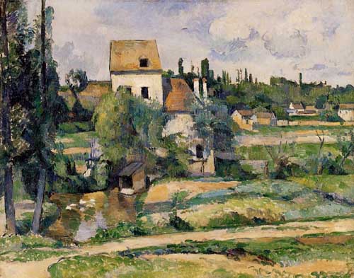 Painting Code#42251-Cezanne, Paul - Mill on the Couleuvre at Pontoise