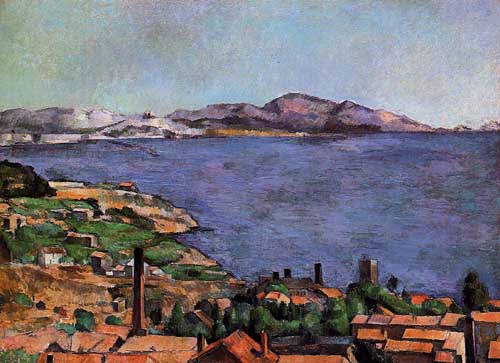 Painting Code#42264-Cezanne, Paul - The Gulf of Marseilles Seen from L&#039;Estaque