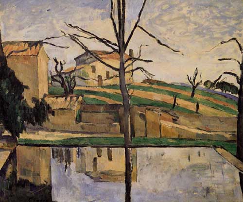 Painting Code#42271-Cezanne, Paul - The Pool at Jas de Bouffan