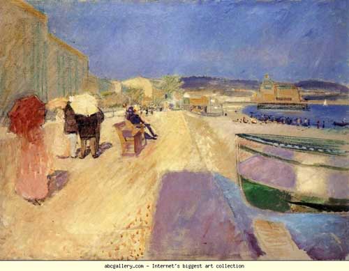 Painting Code#42417-Munch, Edvard(Norway) - Promenade des Anglais  