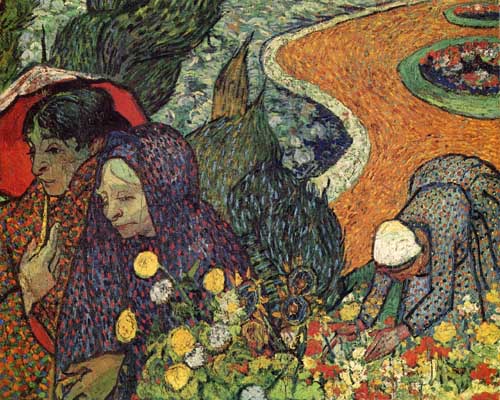 Painting Code#45075-Vincent Van Gogh - Memory of the Garden of Eden