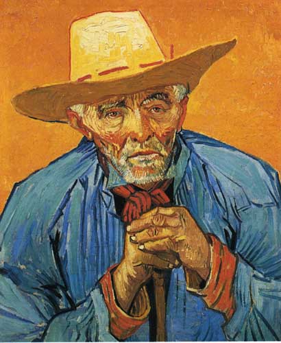 Painting Code#45092-Vincent Van Gogh - The Peasant, Portrait of Patience Escalier