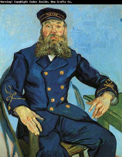 Painting Code#45094-Vincent Van Gogh - The Postman, Joseph Roulin