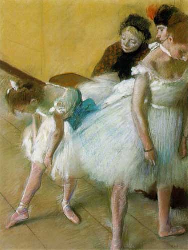 Painting Code#45159-Degas, Edgar: The Dance Examination
