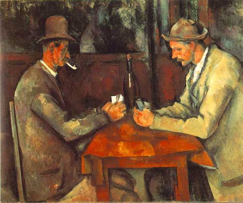 Painting Code#45645-Cezanne, Paul - The Card Players, original size: 97 x 130cm