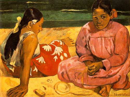 Painting Code#45653-Gauguin, Paul: Tahitian Women (On the Beach)