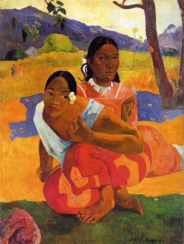 Painting Code#45655-Gauguin, Paul: When Will You Marry