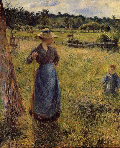 Painting Code#45843-Pissarro, Camille - The Tedder