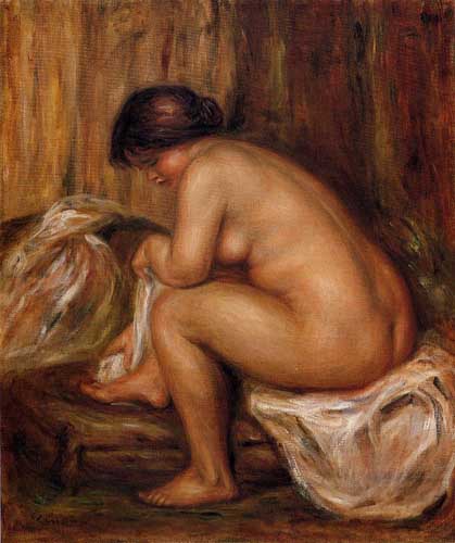 Painting Code#45860-Renoir, Pierre-Auguste - After Bathing