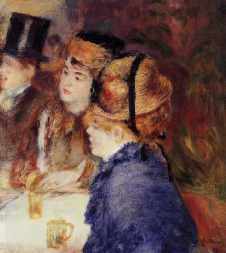 Painting Code#45871-Renoir, Pierre-Auguste - At the Cafe 