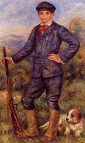 Painting Code#45918-Renoir, Pierre-Auguste - Jean Renoir as a Hunter