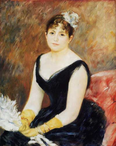 Painting Code#45937-Renoir, Pierre-Auguste - Madame Leon Clapisson (A.K.A. Marie Henriette Valentine Billet)