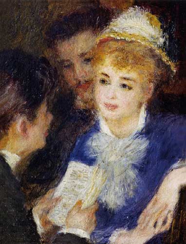 Painting Code#45968-Renoir, Pierre-Auguste - Reading the Part
