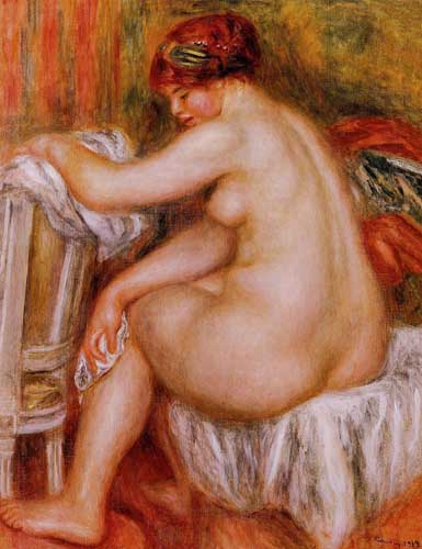 Painting Code#45977-Renoir, Pierre-Auguste - Seated Nude