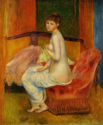Painting Code#45978-Renoir, Pierre-Auguste - Seated Nude (also known as At East)