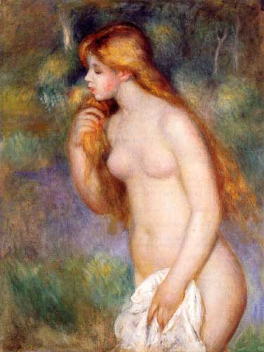 Painting Code#45983-Renoir, Pierre-Auguste - Standing Bather