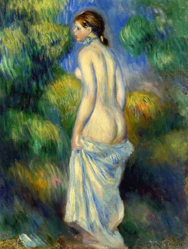 Painting Code#45985-Renoir, Pierre-Auguste - Standing Nude